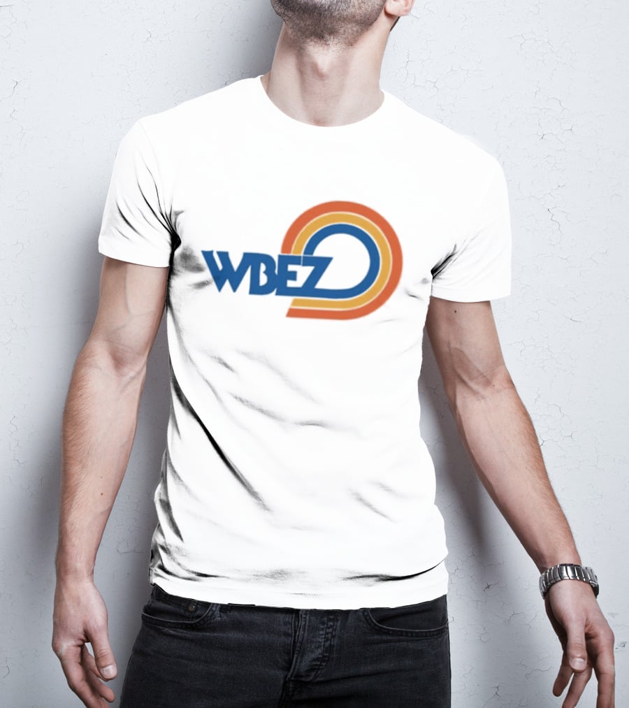 WBEZ Retro Bold Multicolor Circular T-Shirt