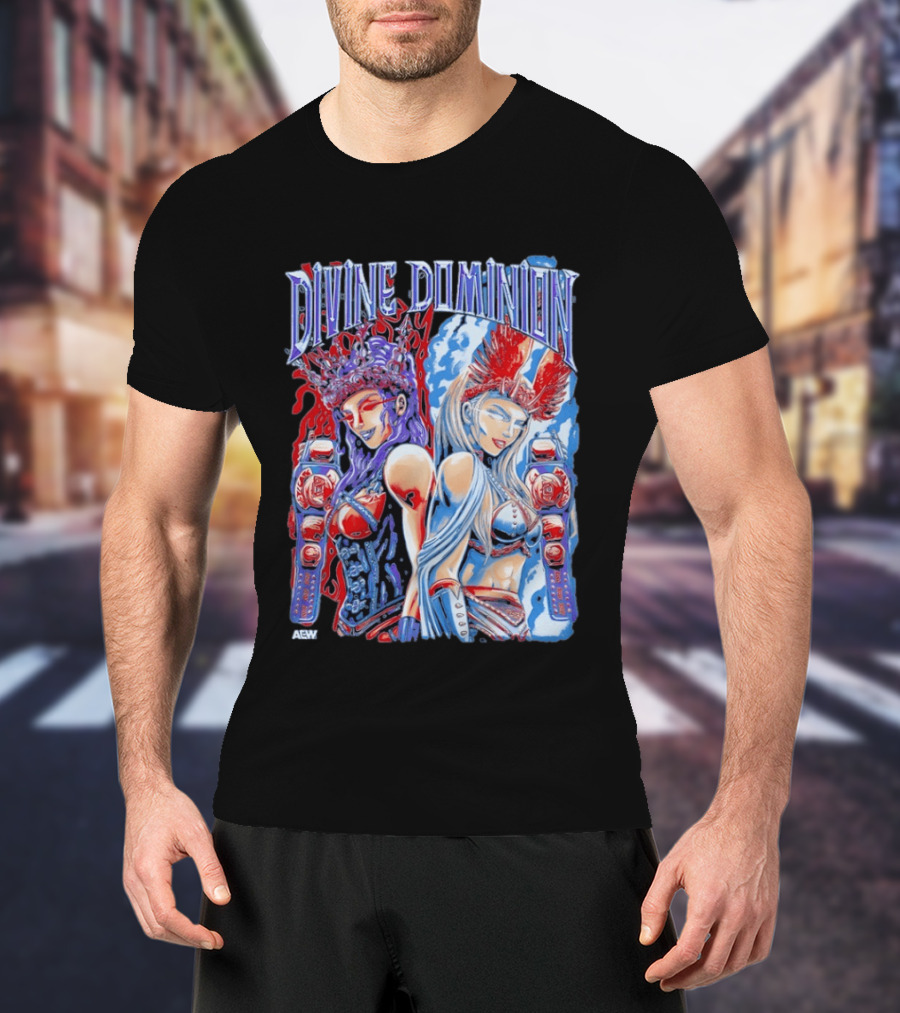 Divine Dominion AEW Megan Bayne Lena Kross Wrestling Champions T-Shirt