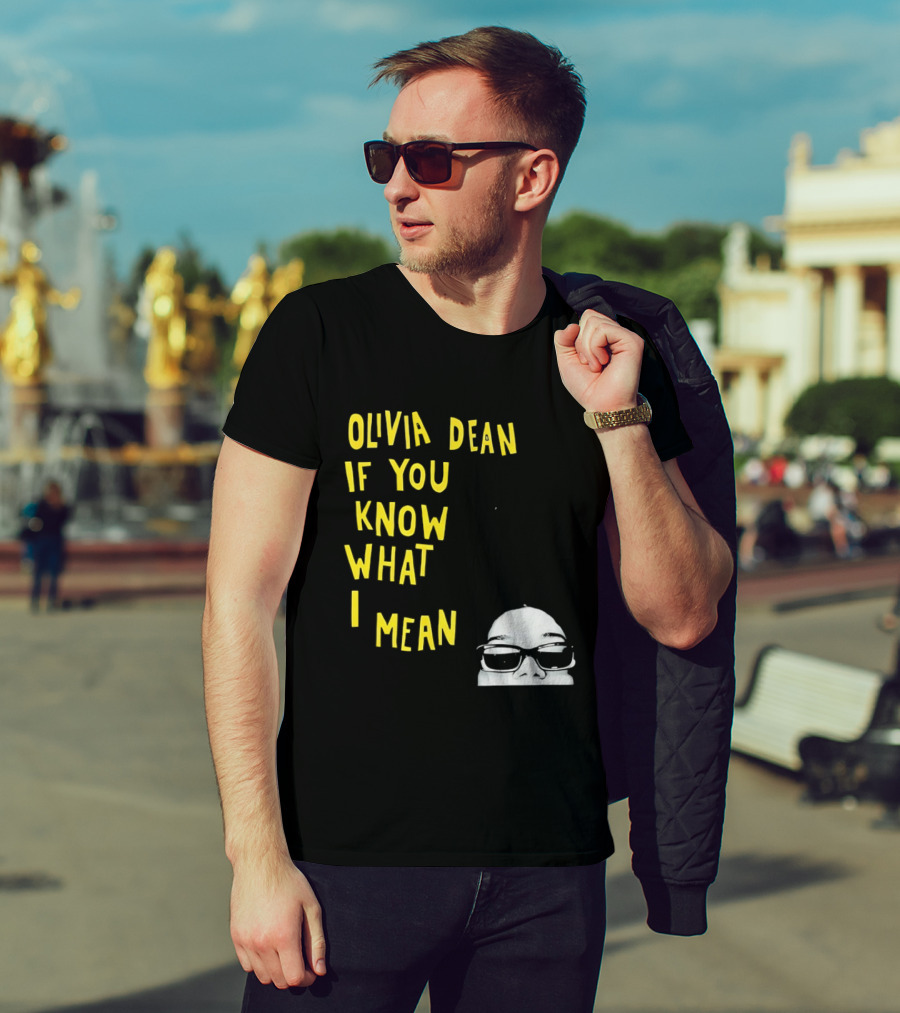 Olivia Dean If You Know What I Mean Glasses Sketch T-Shirt