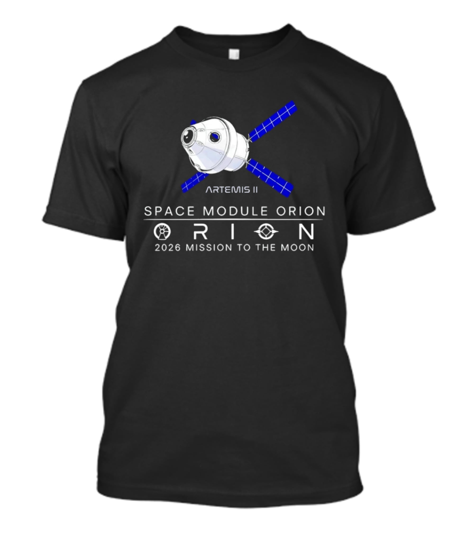 Artemis II Space Module Orion 2026 Mission To The Moon T-Shirt