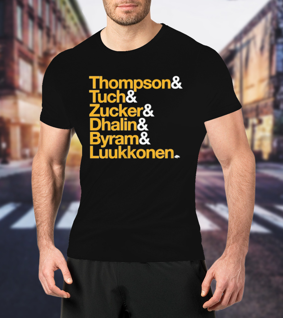 Thompson Tuch Zucker Dahlin Byram Luukkonen Buffalo Sabres 2026 T-Shirt