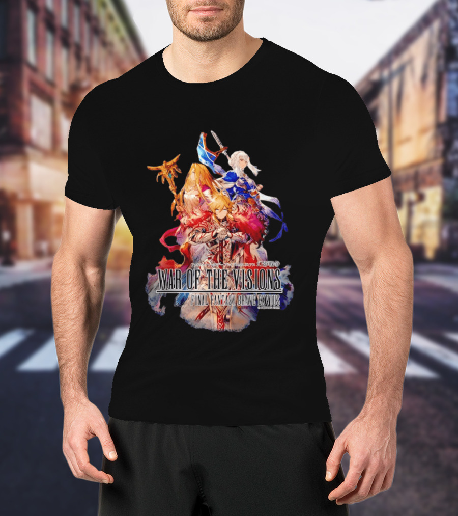 War Of The Visions Final Fantasy Brave Exvius Commemorative Characters T-Shirt
