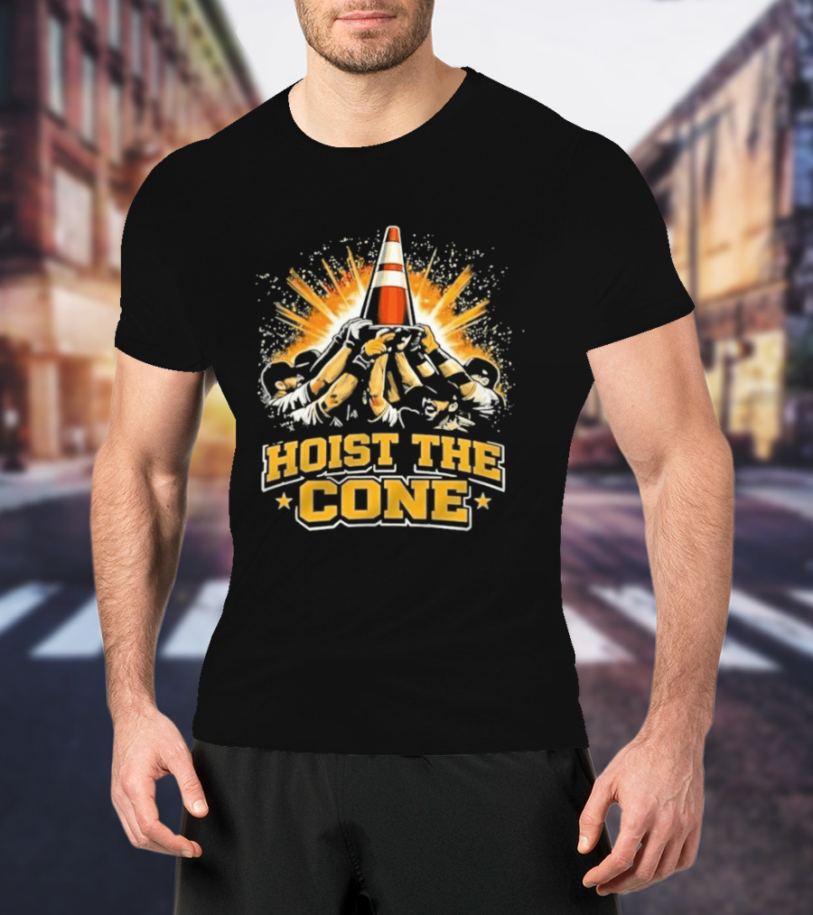 Pittsburgh Pirates MLB Baseball Hoist The Cone Rally 2026 T-Shirt