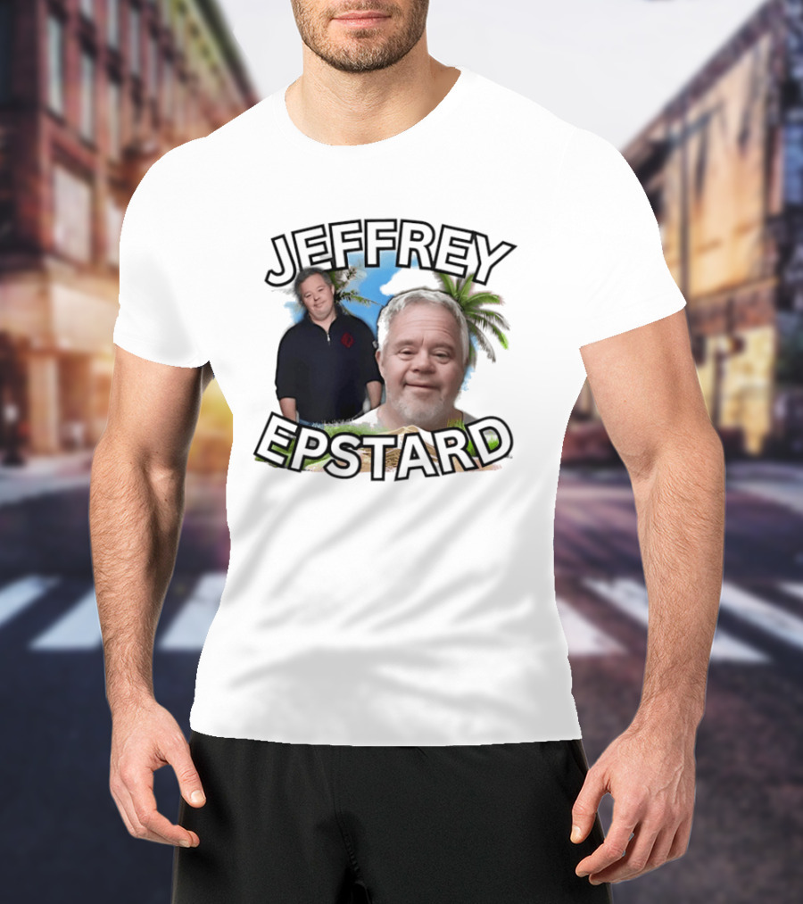 JEFFREY EPSTARD Palm Tree Tropical T-Shirt