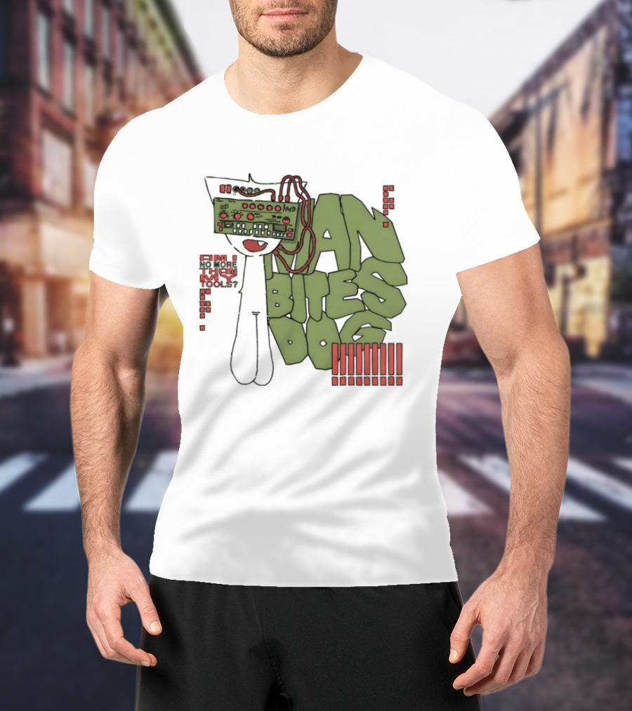 Man Bites Dog MF DOOM Am I No More Than My Tools T-Shirt