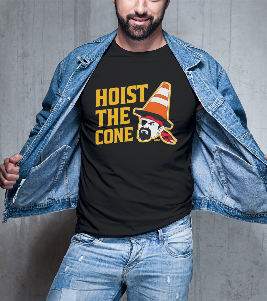 Pittsburgh Pirates Hoist The Cone Traffic Cone Hat Pirate T-Shirt