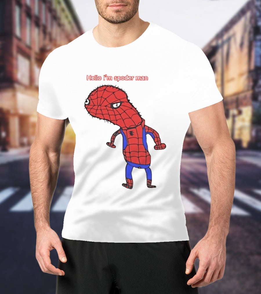 Hello I'm Spoderman Spiderman T-Shirt