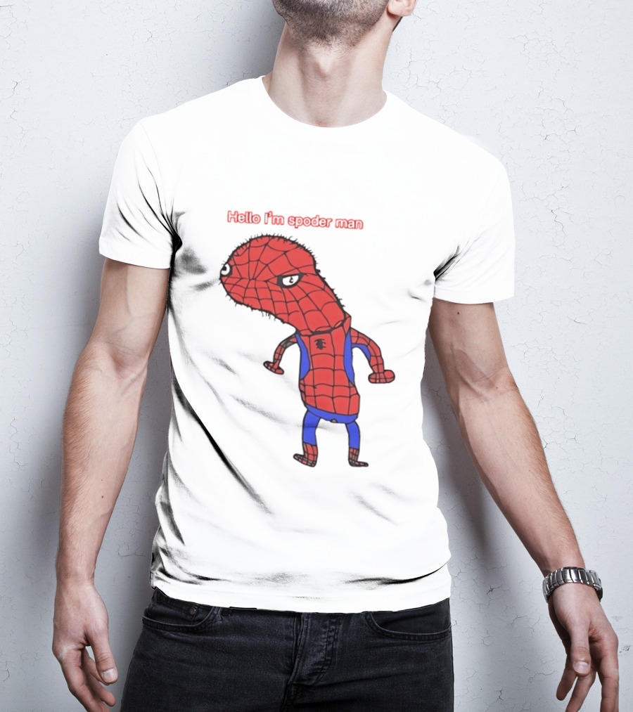 Hello I'm Spoderman Spiderman T-Shirt