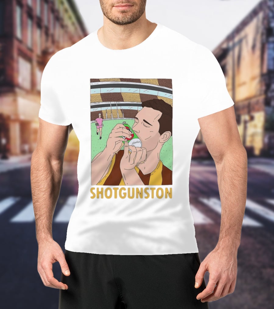 Jack Gunston Shotgunston Hawthorn Football Club Official Merchandise T-Shirt