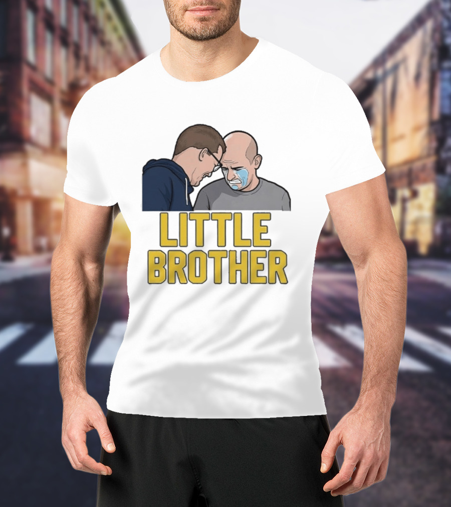 Michigan Wolverines Uconn Huskies Little Brother Crying Dusty May Dan Hurley T-Shirt