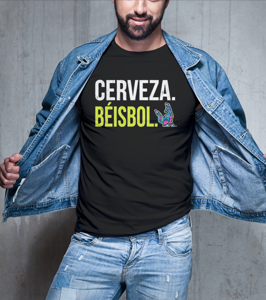 Cerveza Beisbol Vibrant Dog T-Shirt