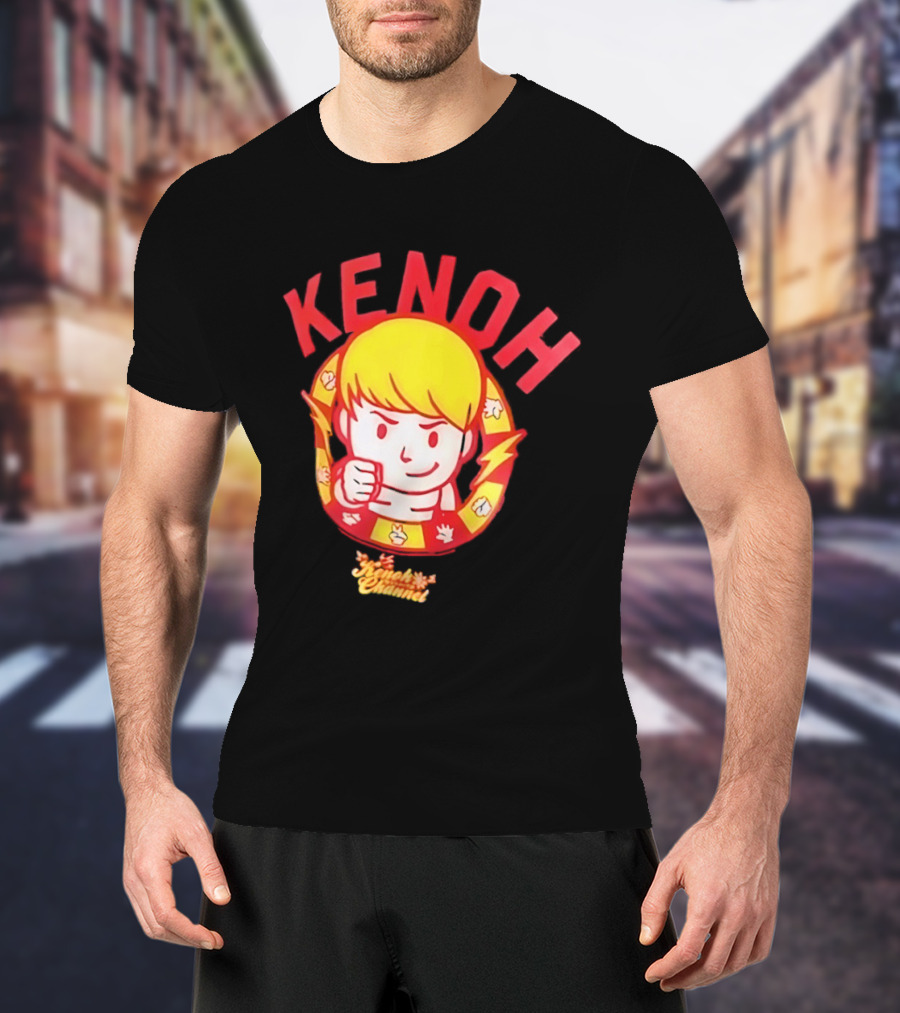 KENOH Chibi Boxer Punch Channel T-Shirt