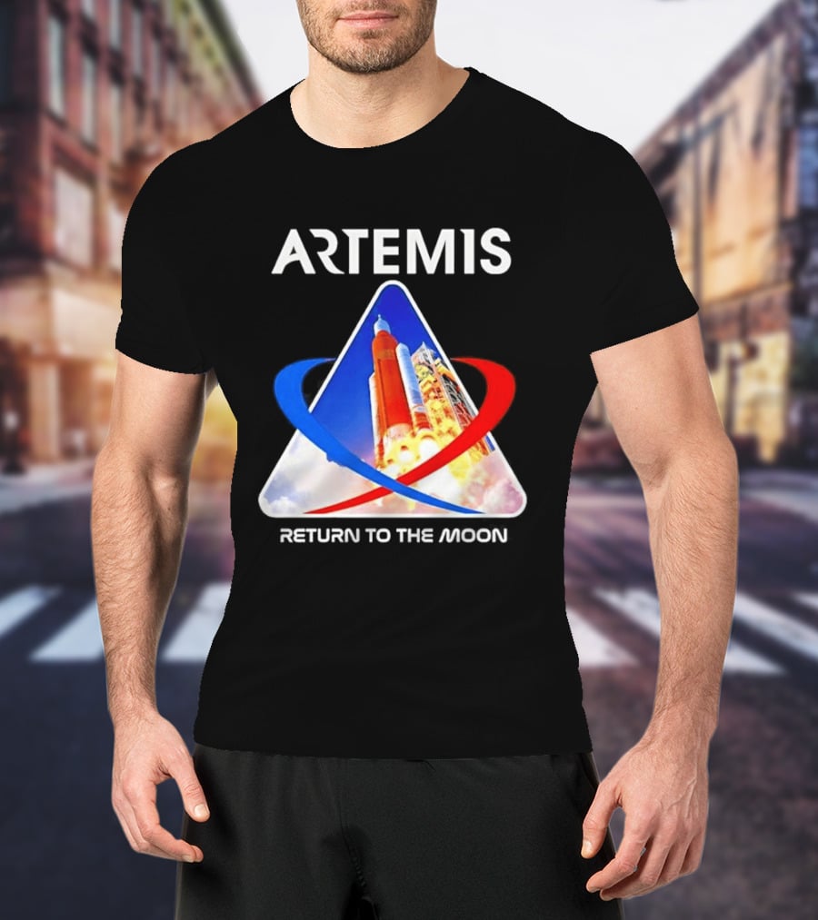 NASA Artemis Return To The Moon Enthusiast Launch Exploration T-Shirt