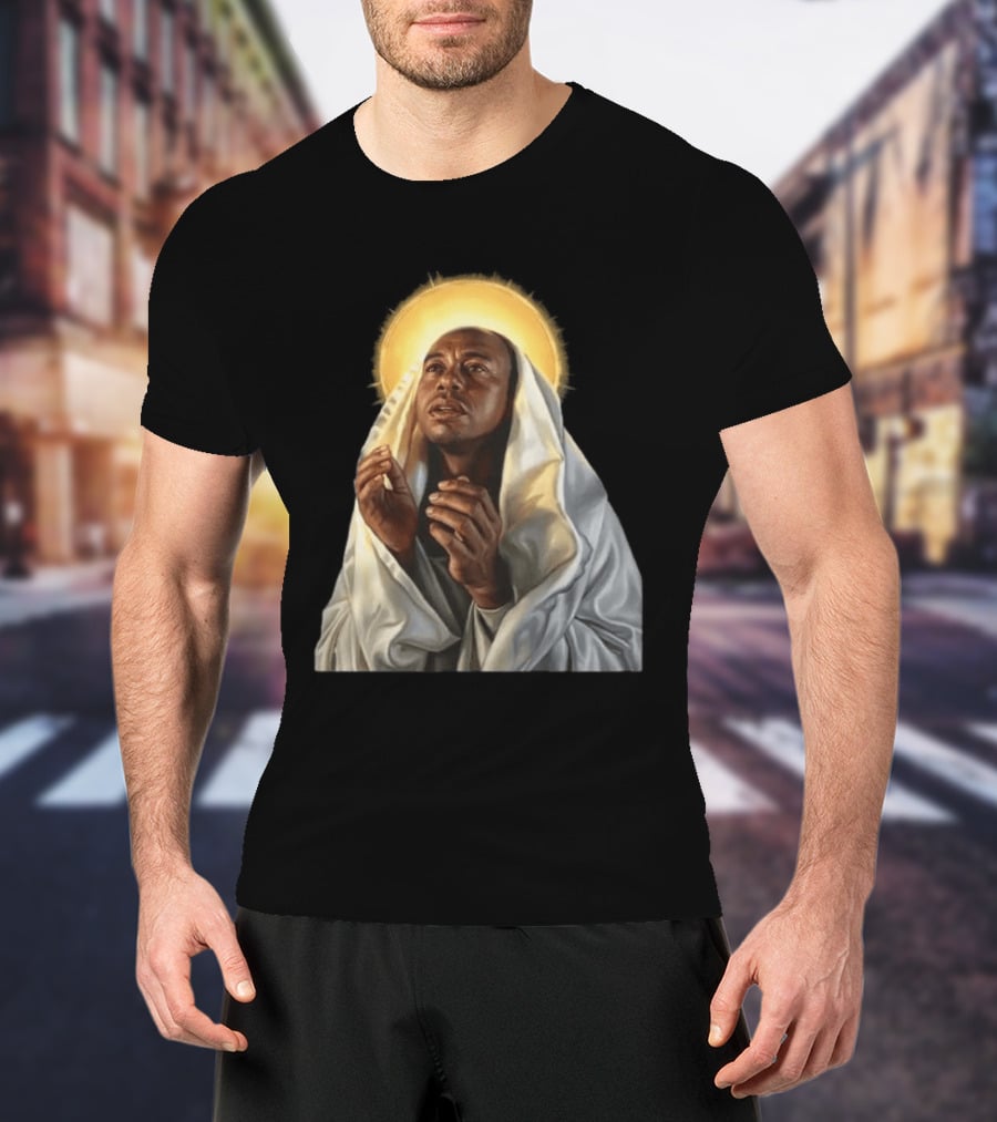 Saint Tiger Woods Shot Halo T-Shirt