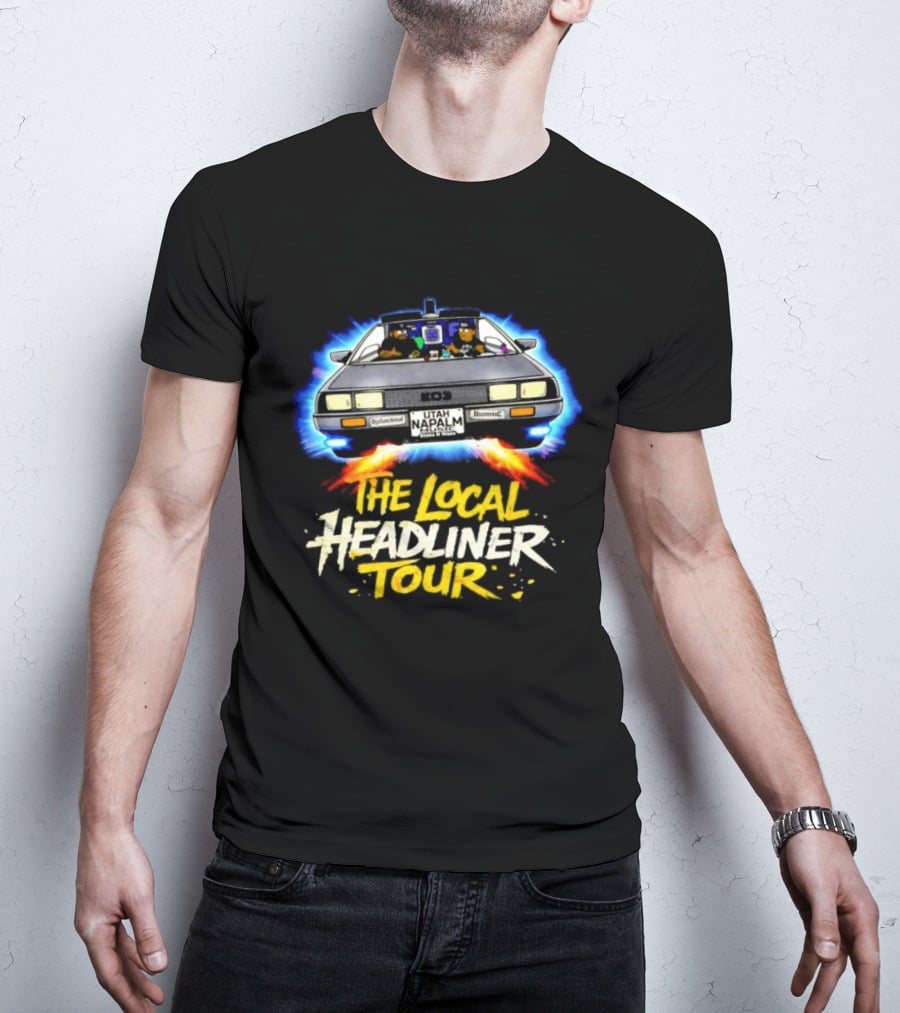 The Local Headliner Tour 80s Iconic Car Adventure T-Shirt