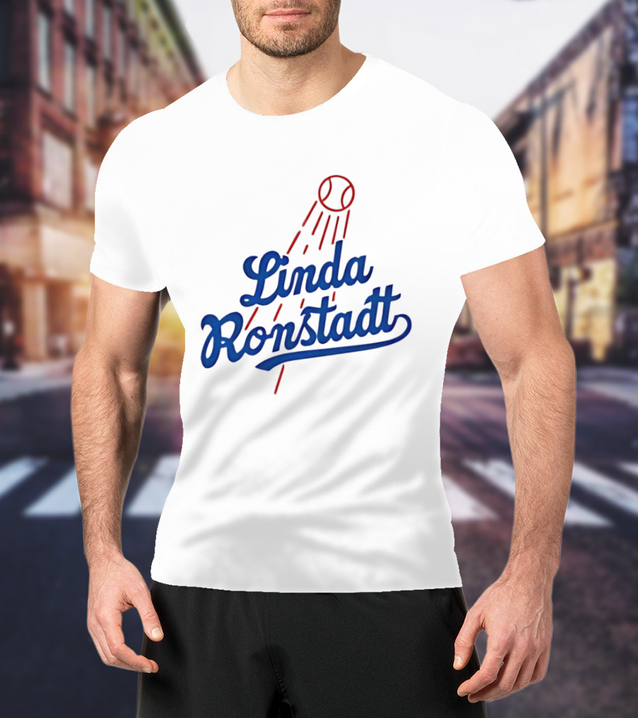 Linda Ronstadt Baseball Tribute Los Angeles T-Shirt