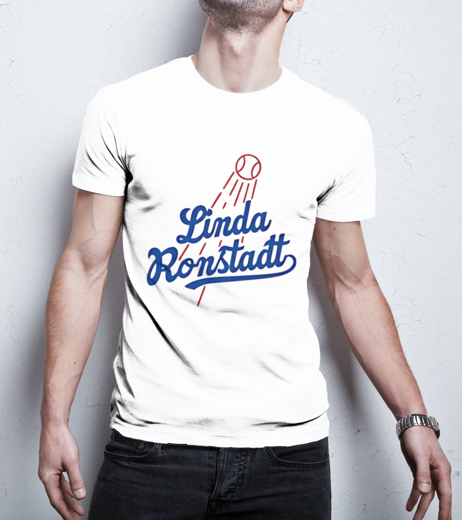 Linda Ronstadt Baseball Tribute Los Angeles T-Shirt