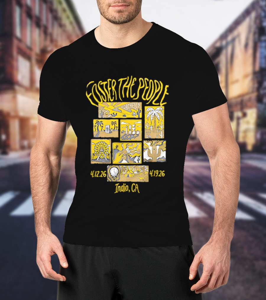 Foster The People Coachella 2026 Indio CA T-Shirt