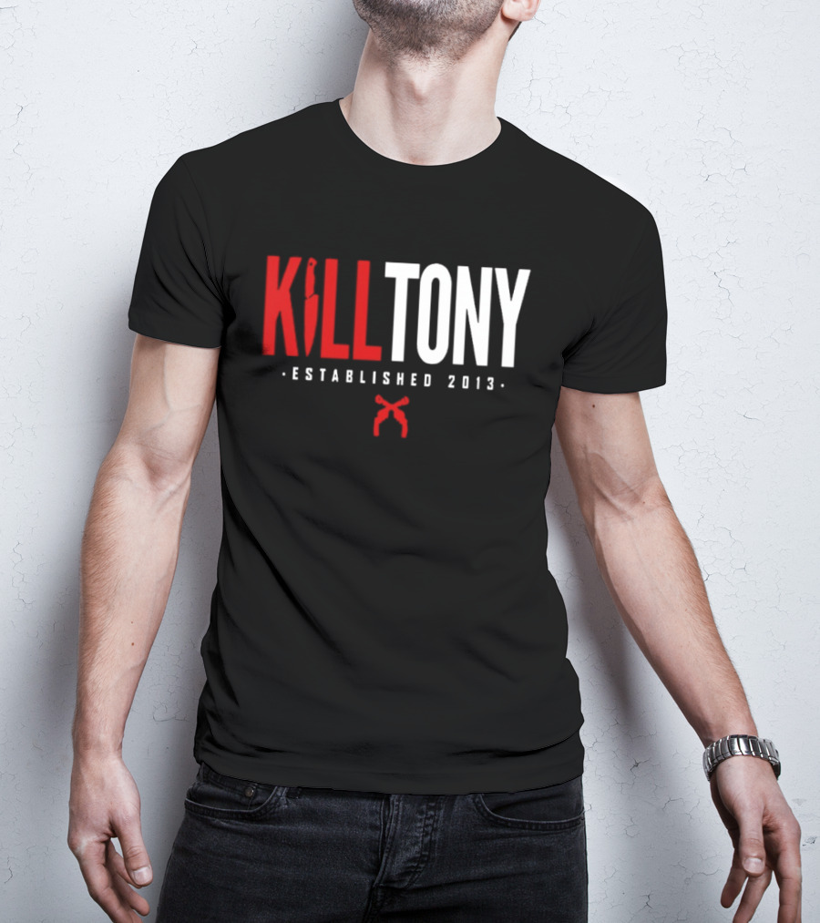 Kill Tony Established 2013 Knife Microphone T-Shirt
