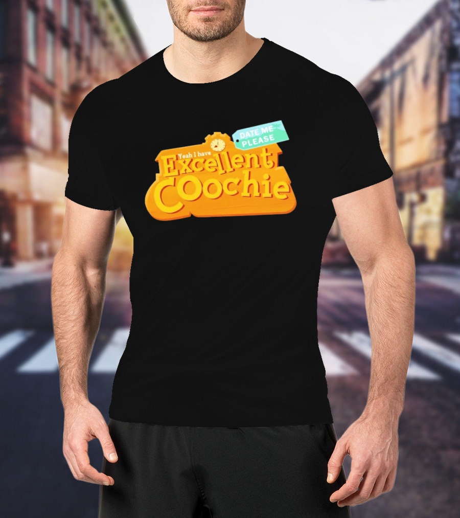 Yeah I Have Excellent Coochie Date Me Please Text With T-Shirt