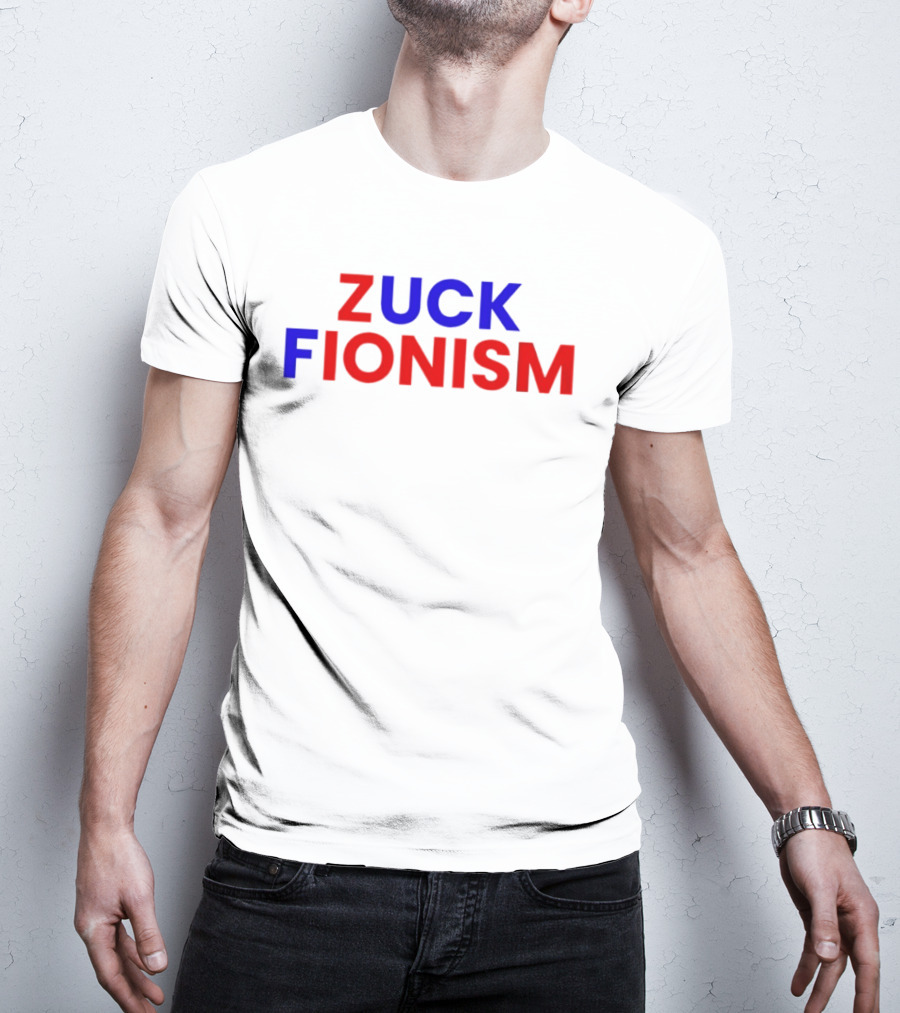F*** Zuck Fionism Blue Red T-Shirt