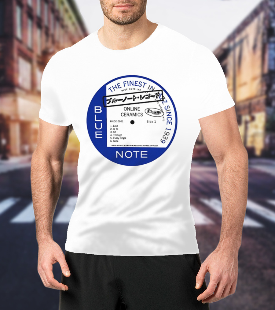 Online Ceramics Blue Note Jazz Collection 1939 Vintage Record T-Shirt