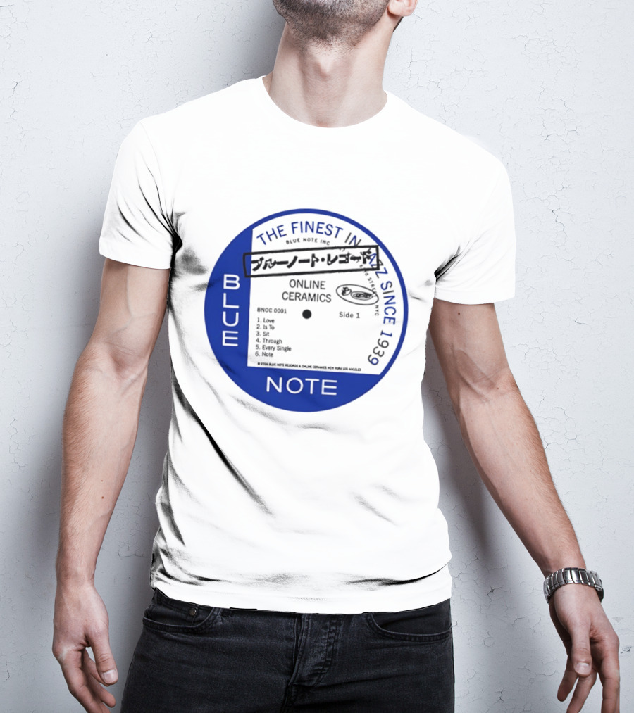 Online Ceramics Blue Note Jazz Collection 1939 Vintage Record T-Shirt