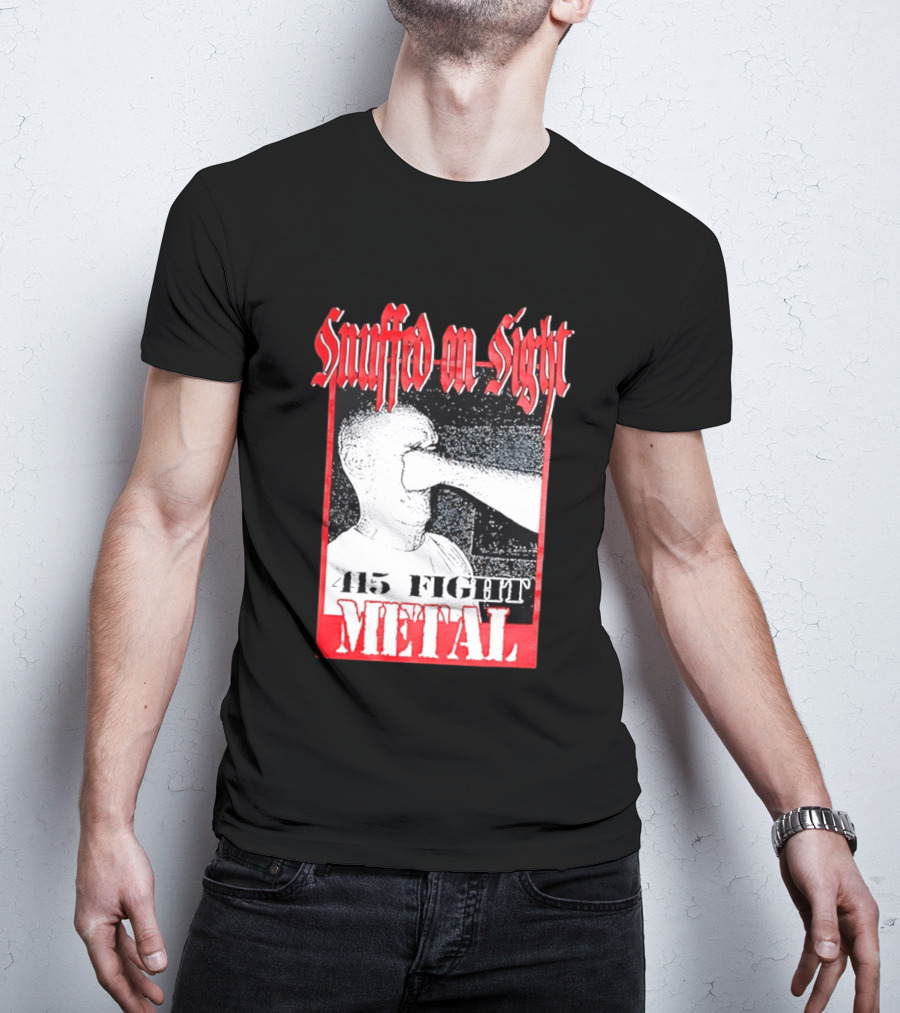 Snuffed On Sight 415 Fight Metal Face Punch T-Shirt