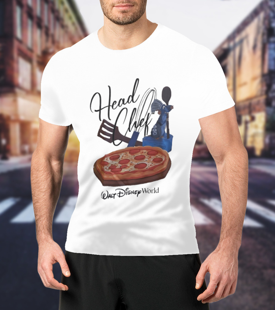 Head Chef Ratatouille Pizza Walt Disney World T-Shirt