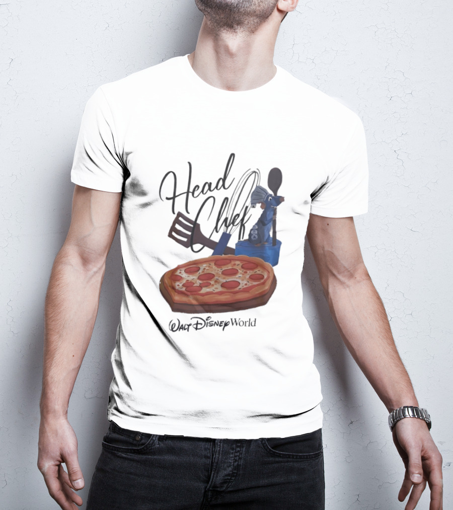 Head Chef Ratatouille Pizza Walt Disney World T-Shirt