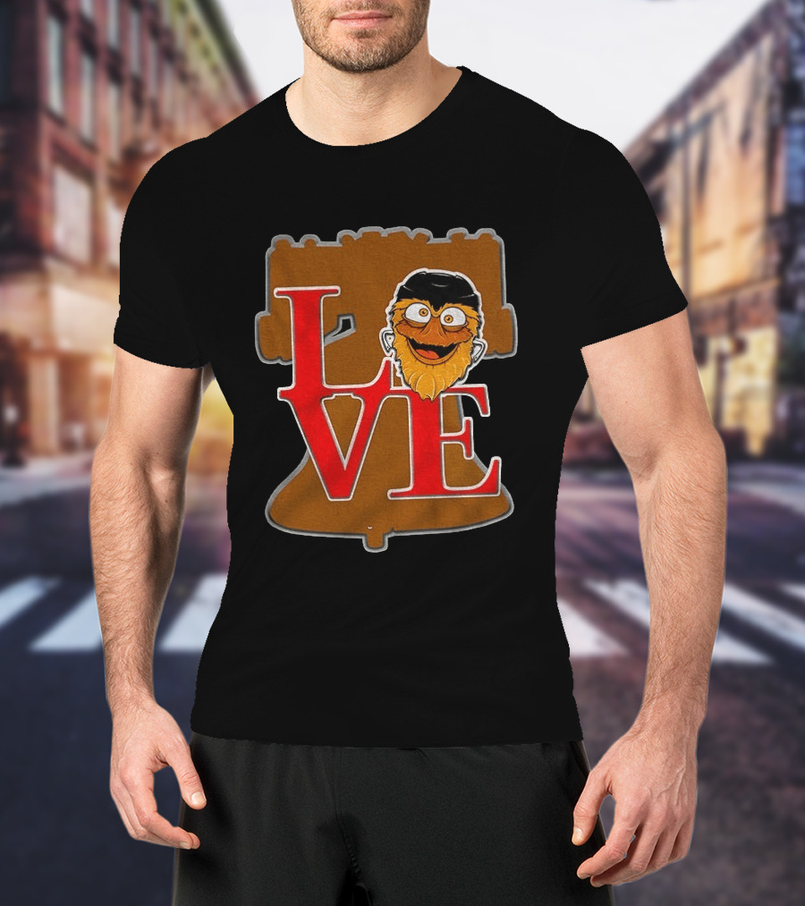 Gritty Love Philadelphia Flyers Liberty Bell NHL 2026 T-Shirt