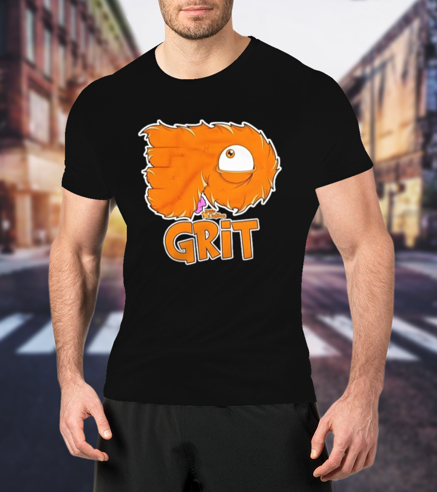 Gritty Philadelphia Flyers Hockey NHL 2026 Orange Grit T-Shirt