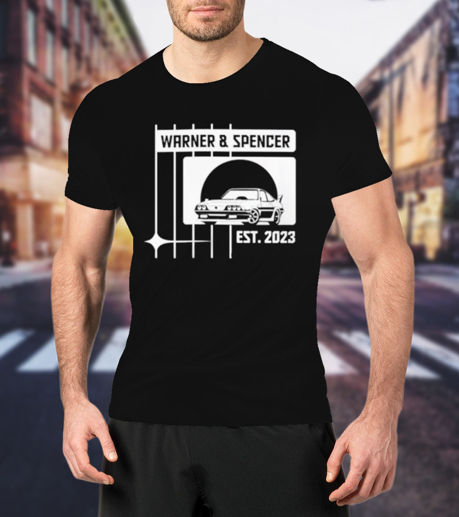 Warner And Spencer Est 2023 Classic Car T-Shirt