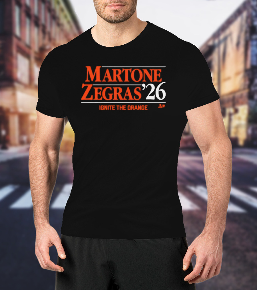 Martone Zegras '26 Make The Change Red T-Shirt