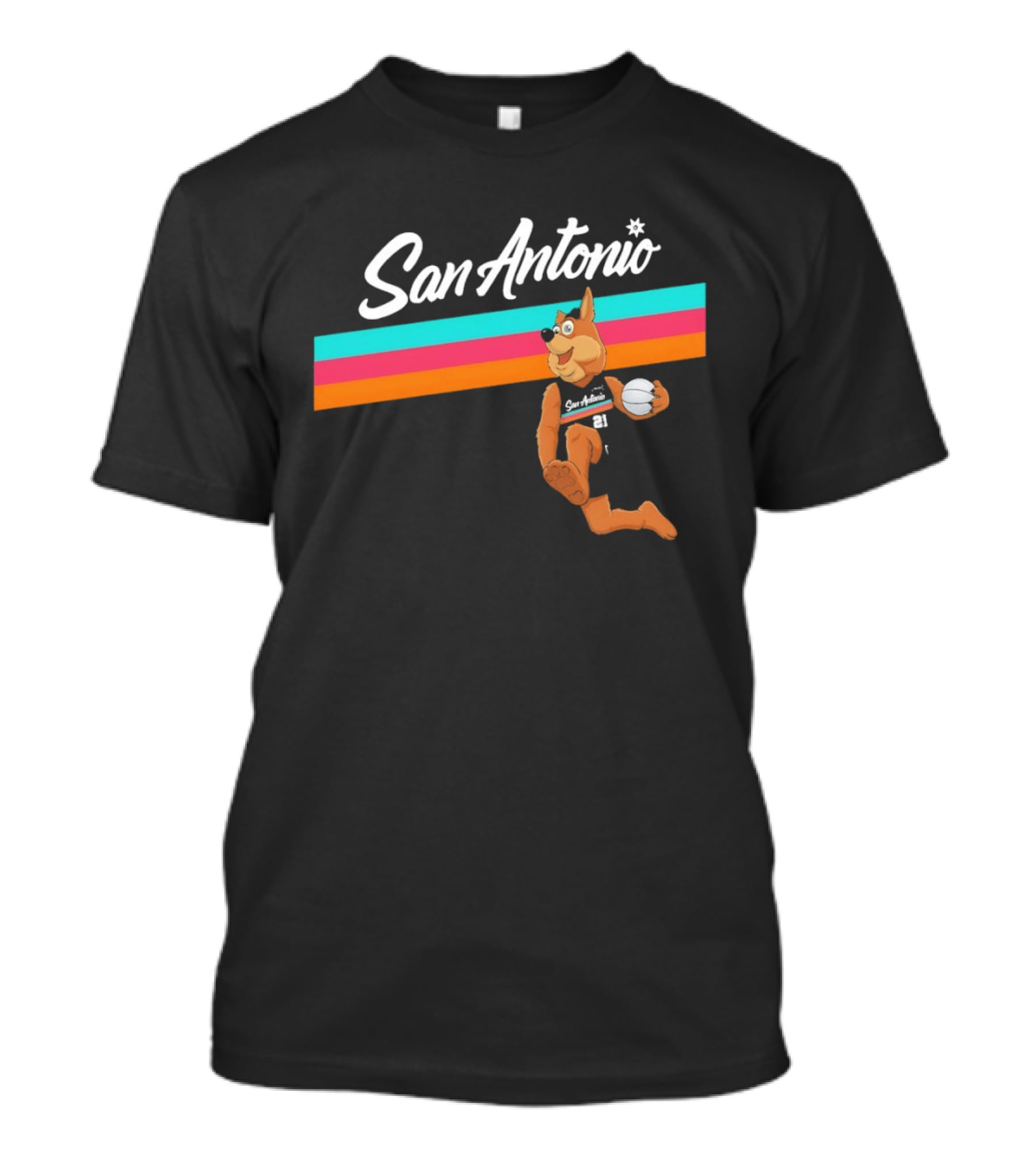San Antonio Spurs Coyote NBA Basketball 2026 T-Shirt