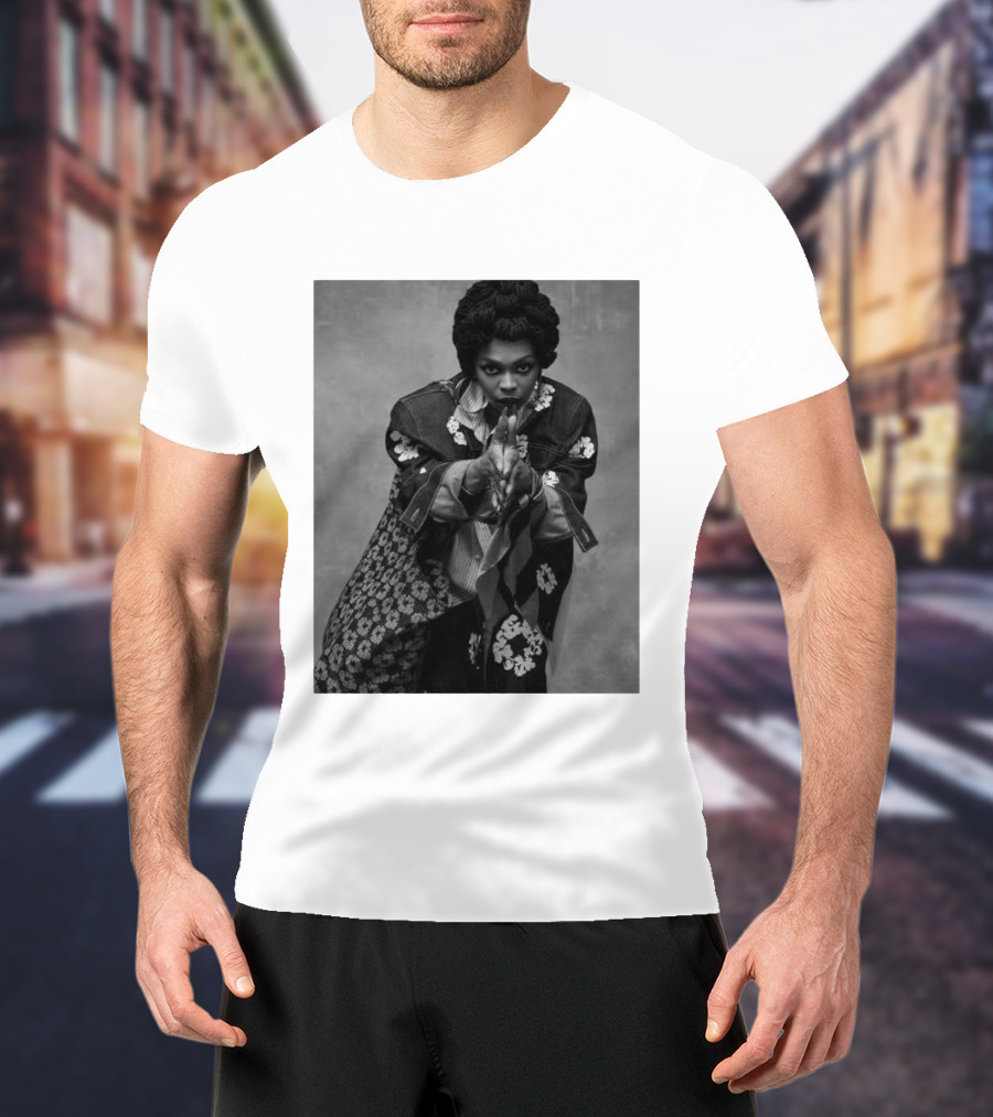 Denim Tears Ms. Lauryn Hill Iconic Style Photo T-Shirt