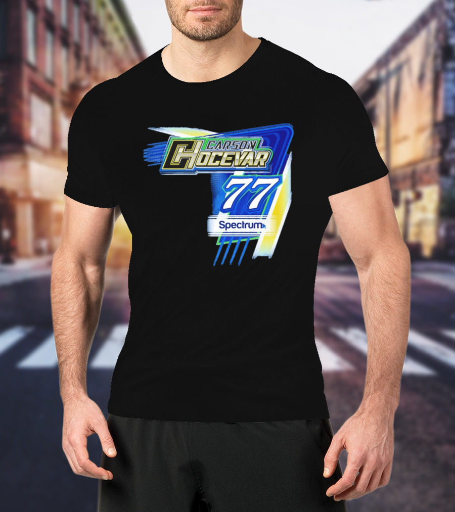 Carson Hocevar #77 Spectrum Racing Nascar T-Shirt