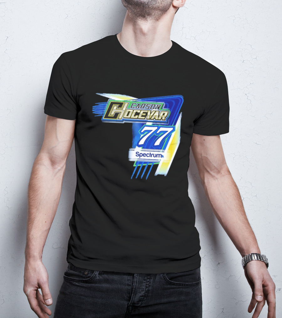Carson Hocevar #77 Spectrum Racing Nascar T-Shirt