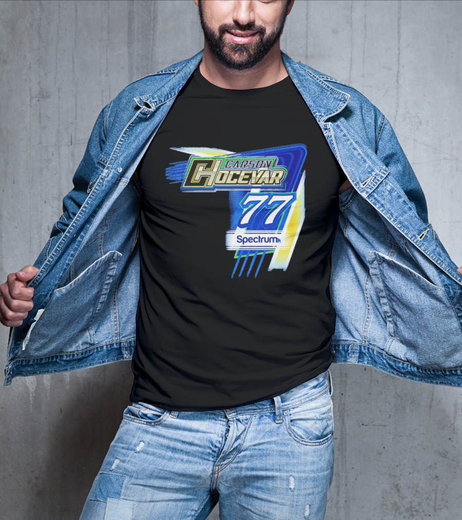 Carson Hocevar #77 Spectrum Racing Nascar T-Shirt