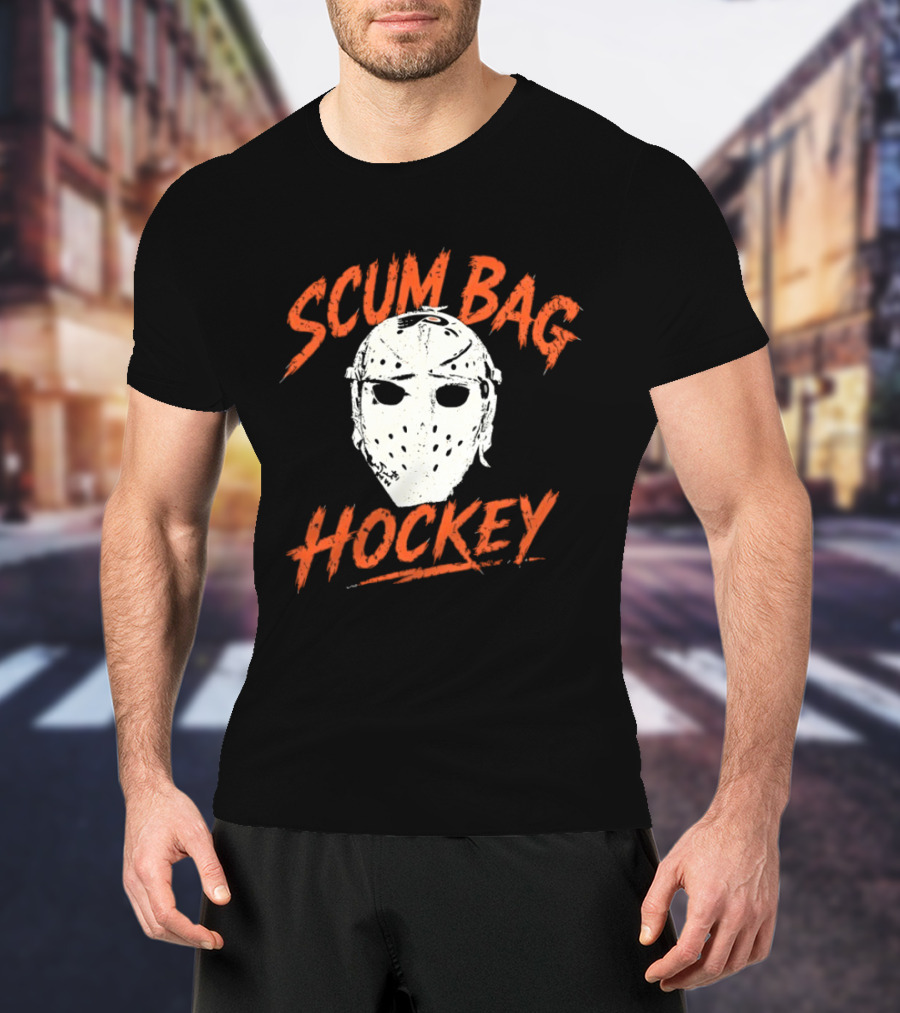 Scum Bag Hockey Jason Voorhees Mask Horror T-Shirt