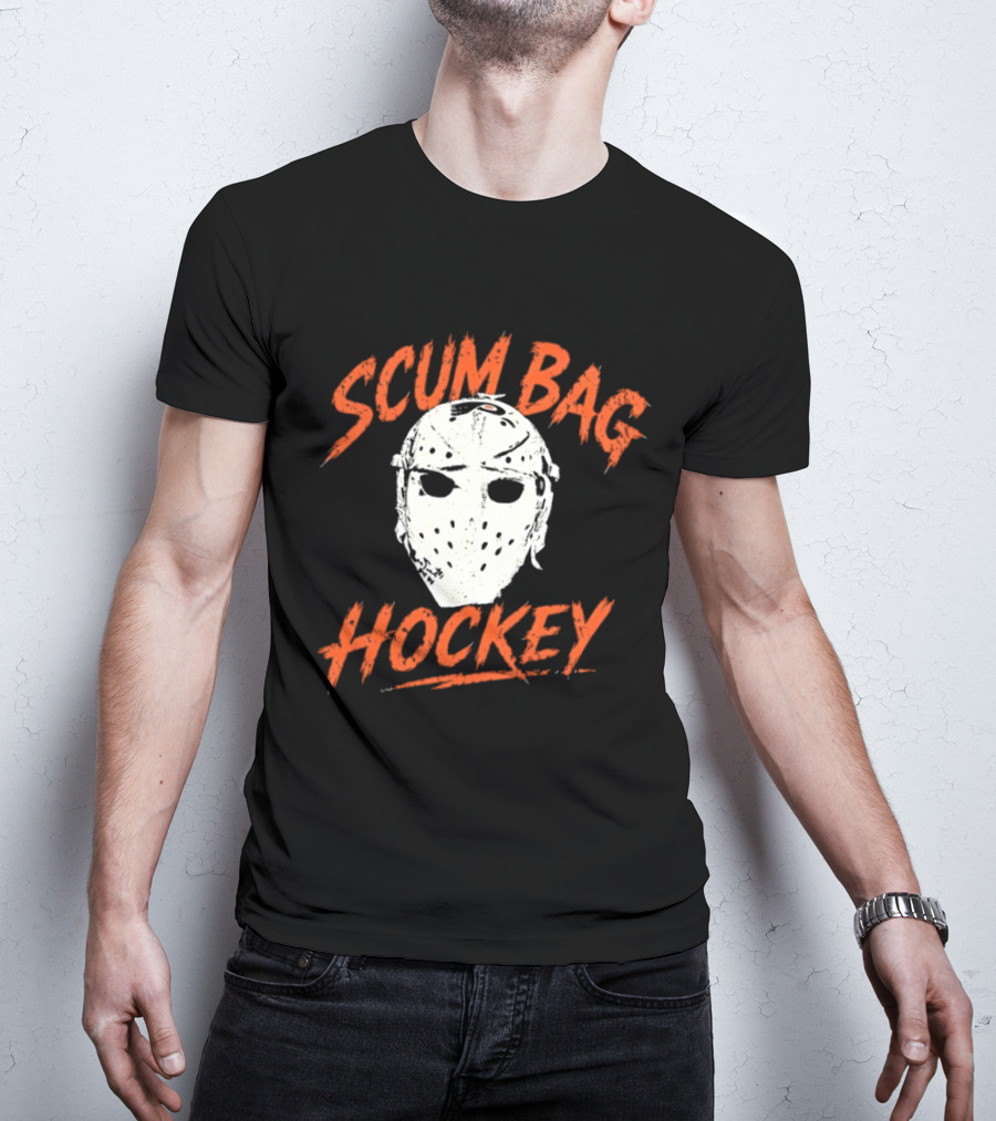 Scum Bag Hockey Jason Voorhees Mask Horror T-Shirt