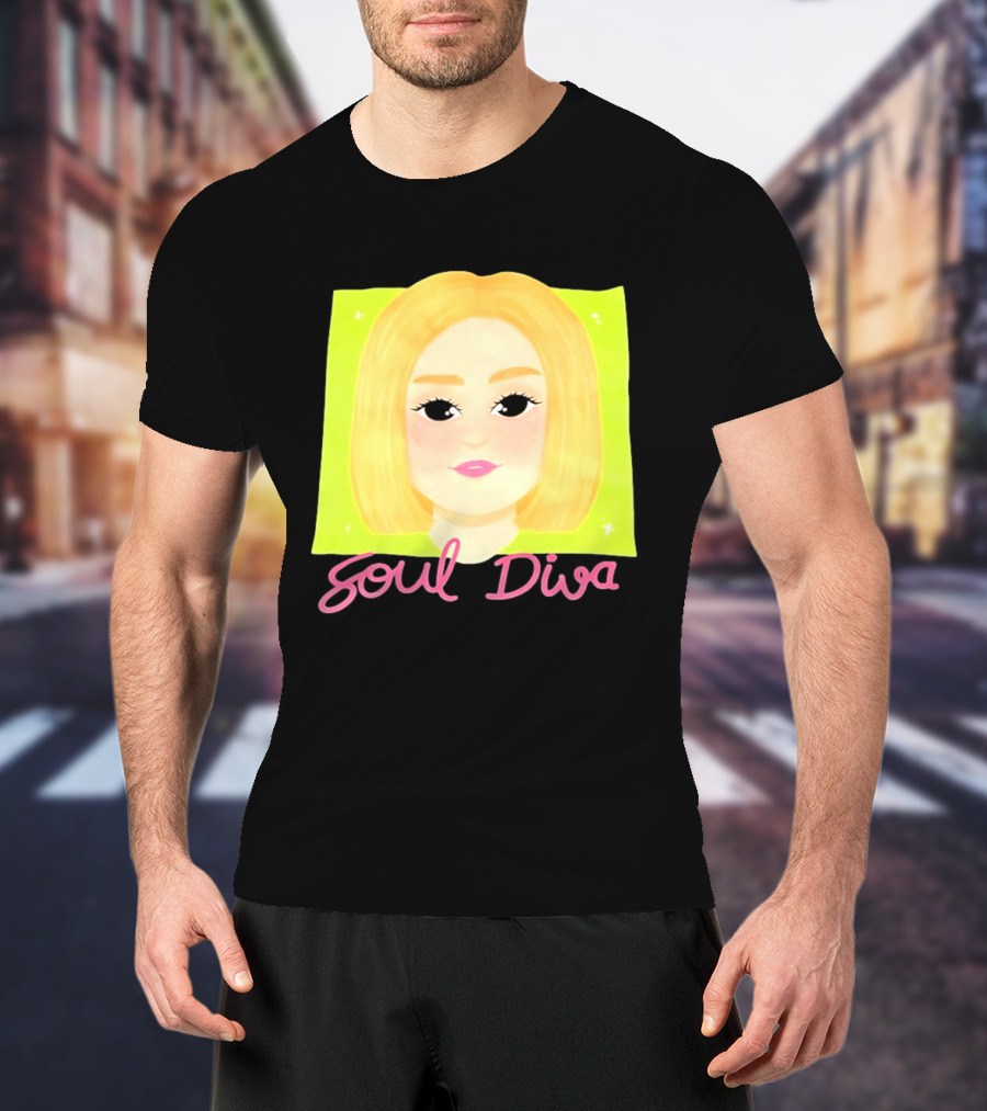 Soul Diva Blonde Cartoon T-Shirt