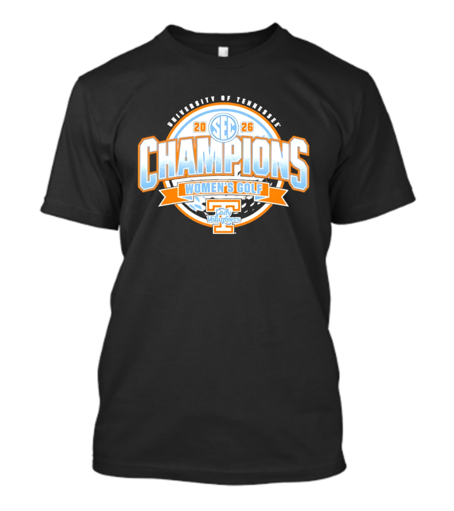 University Of Tennessee SEC 2026 Champions Women's Golf Lady Volunteers T-Shirt