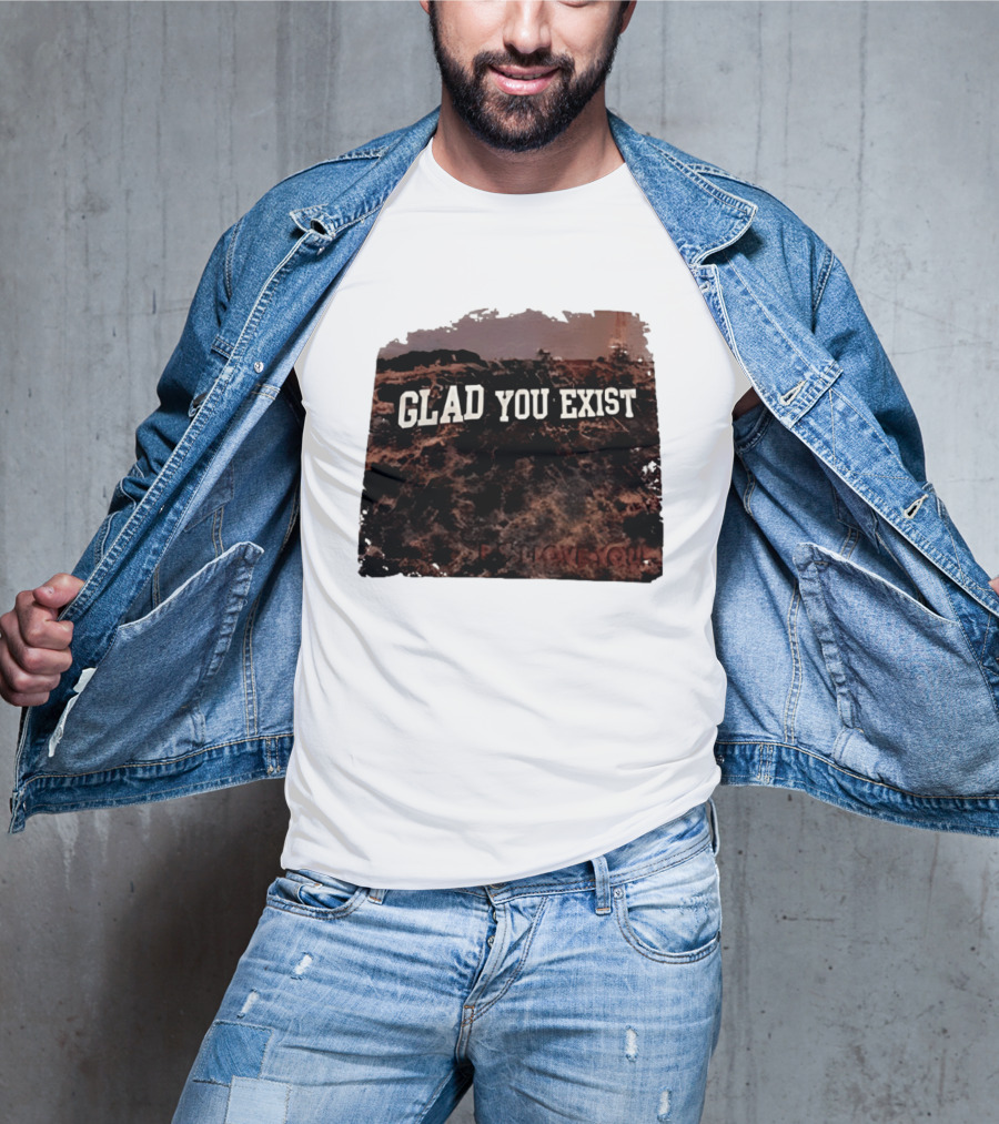 Brandy Melville Glad You Exist Pajama Party Collection T-Shirt