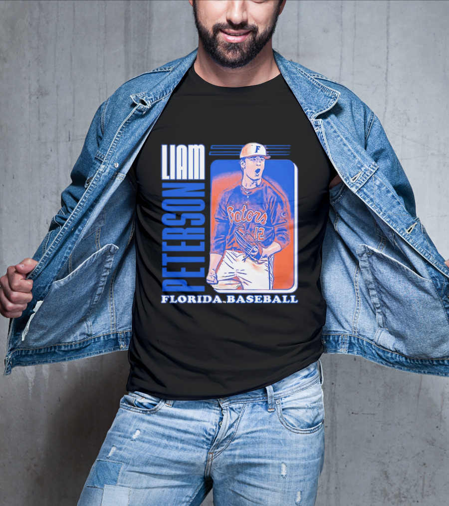 Liam Peterson Florida Gators Baseball Player T-Shirt