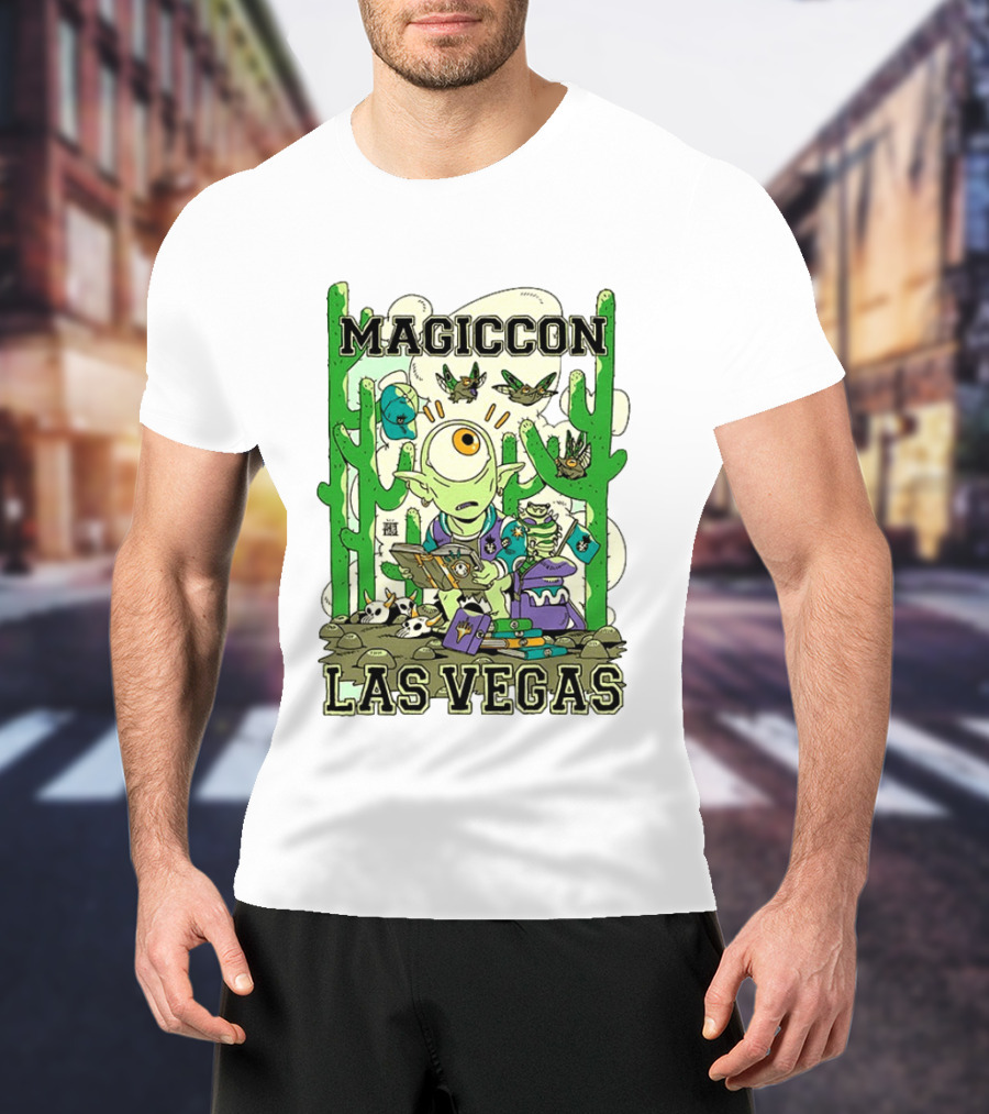 Magiccon Las Vegas One Eyed Alien Cactus Adventure T-Shirt