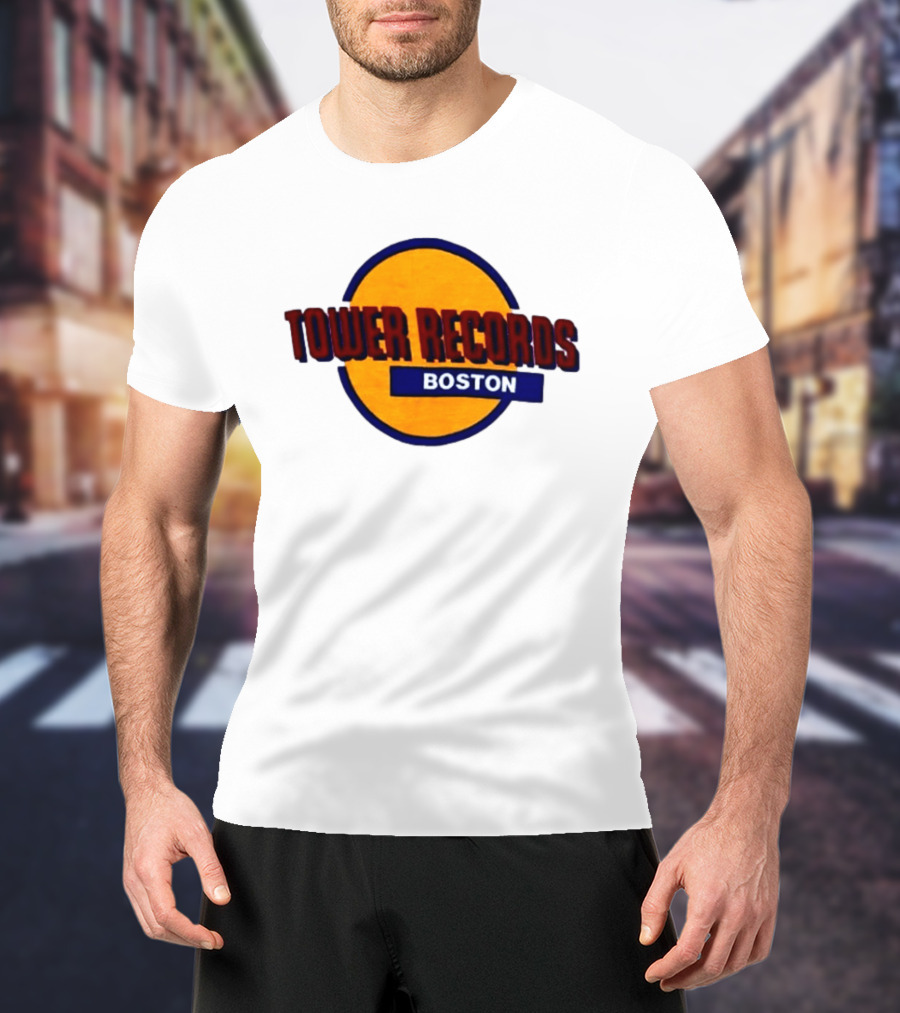 Tower Records Boston Vintage Circle T-Shirt
