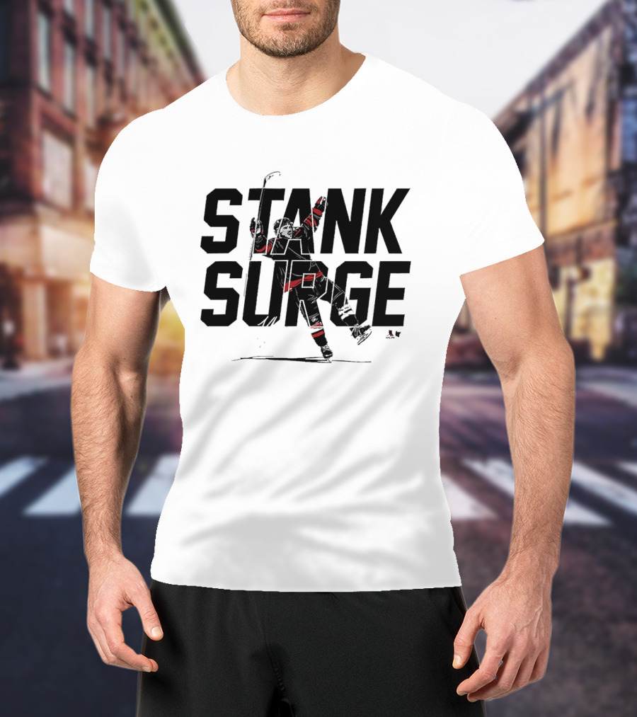 Carolina Hurricanes Logan Stankoven Stank Surge Momentum T-Shirt