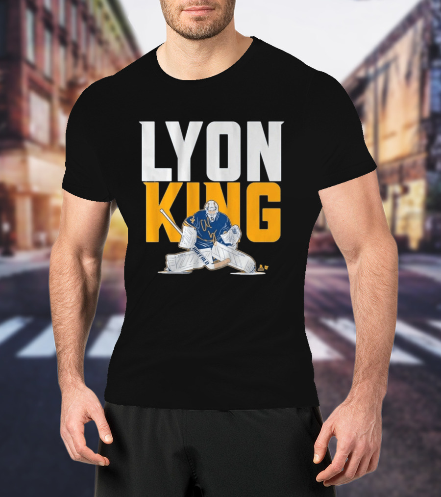 Lyon King Buffalo Goalie Sports Fan T-Shirt