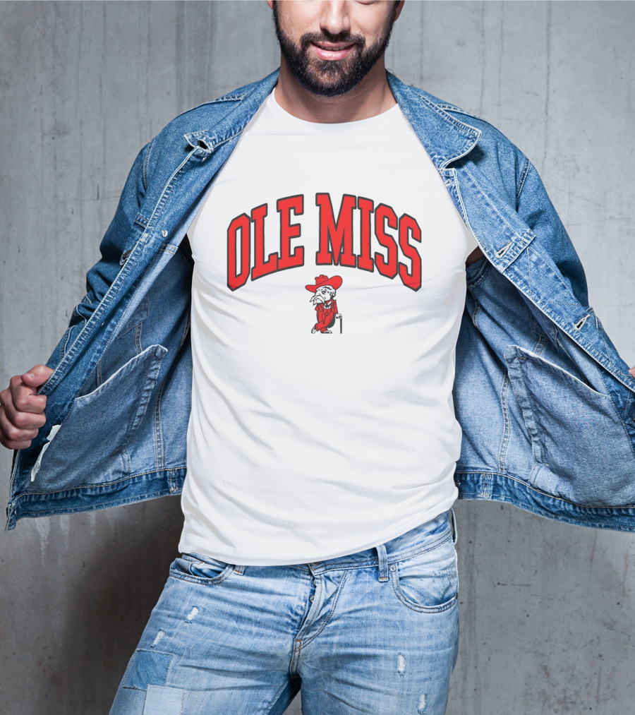 Ole Miss Rebels Colonel Reb Arch T-Shirt
